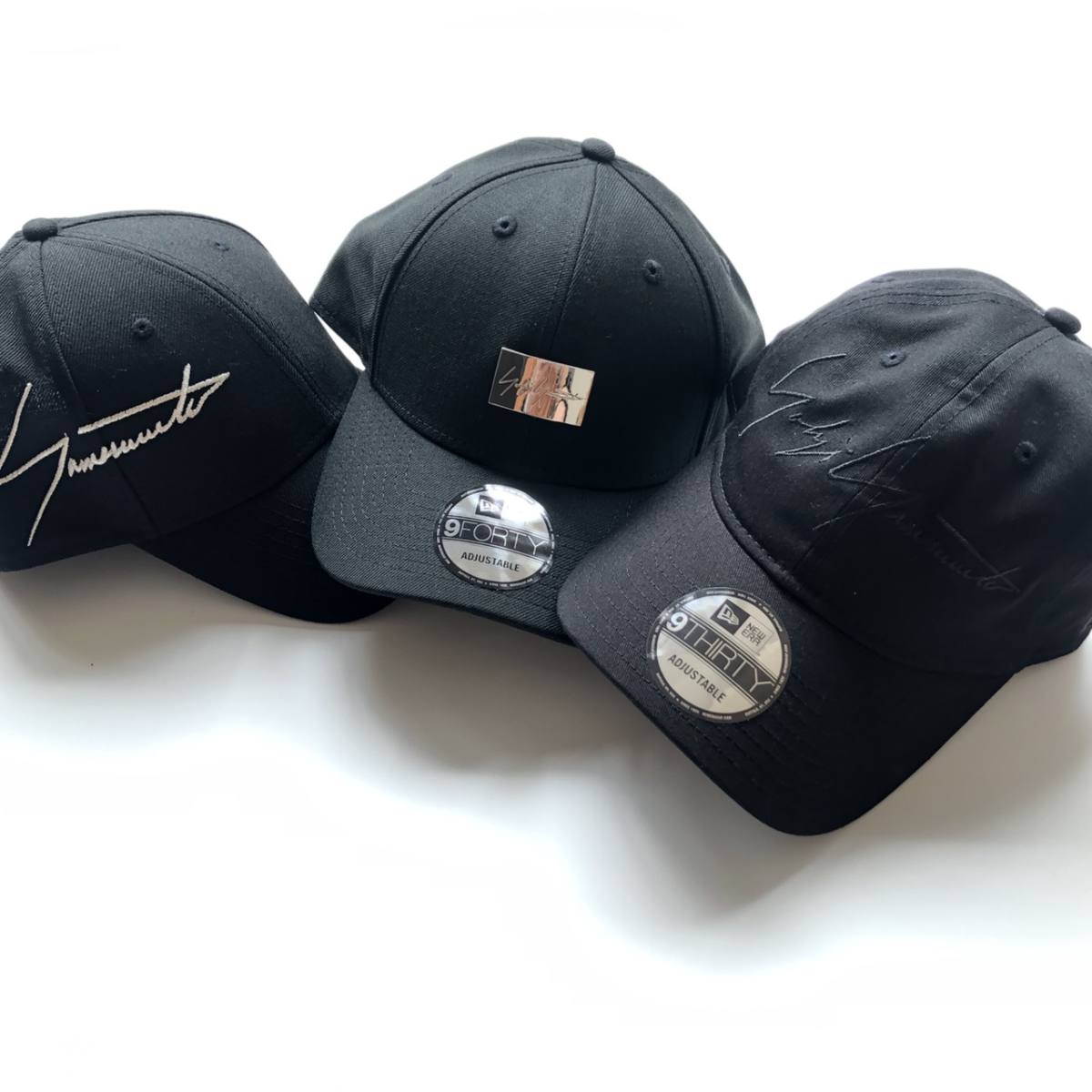 ★9THIRTY Yohji Yamamoto FW22 シグネチャーロゴ キャップ 帽子 メンズ 公式売上
