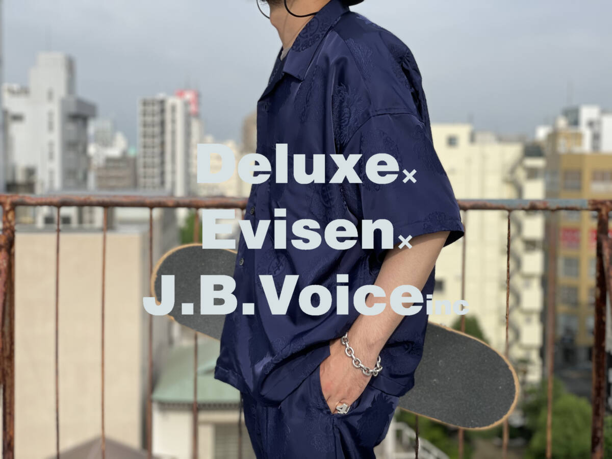 DELUXE × Evisen Skateboards × J.B.Voice 限定アイテム第 2 弾発売 
