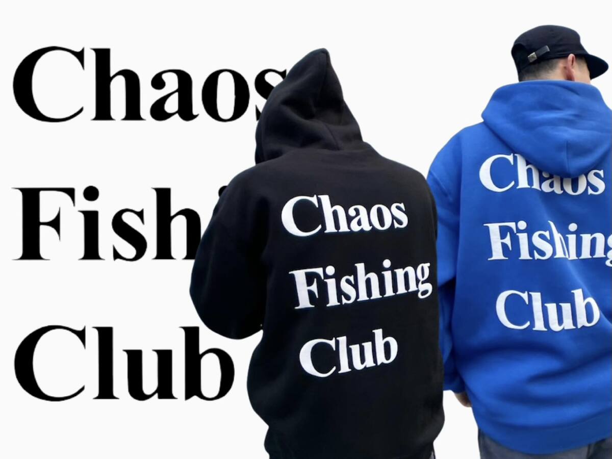 Chaos Fishing Club から待望のスウェットパーカが到着しました ...
