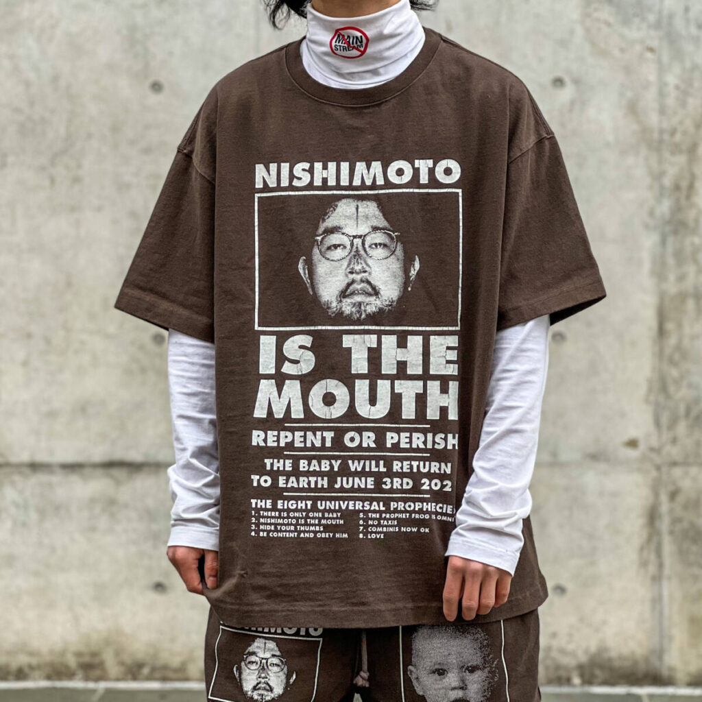 激安一掃 22aw サイズＬ MOUTH THE IS NISHIMOTO Tシャツ/カットソー(半袖/袖なし)
