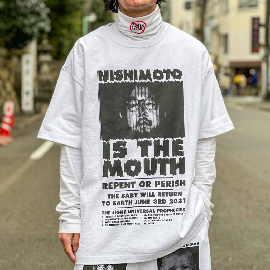 NISHIMOTO IS THE MOUTH Tシャツ トップス Tシャツ/カットソー(半袖/袖 
