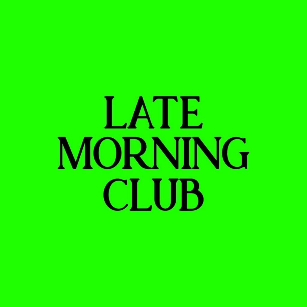 洋服屋が提供する新しいモーニングの形。LATE MORNING CLUB 10/28 (土) START
